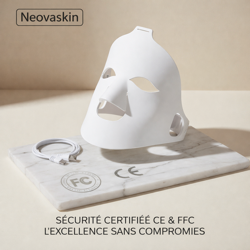 Masque LED 7 couleurs anti-acné et anti-âge – photothérapie visage